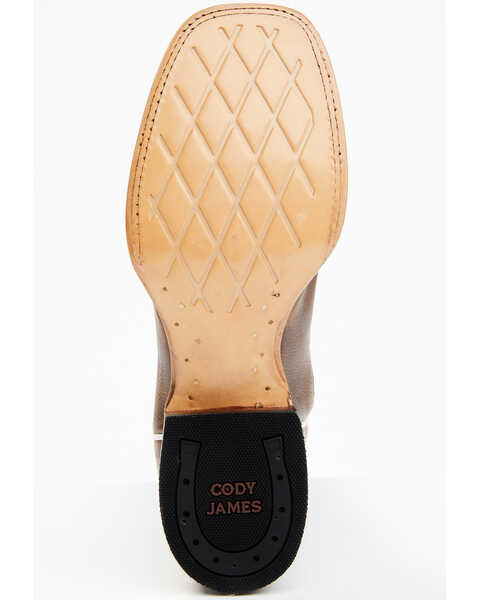 Image #7 - Cody James Men's Wade Western Boots - Broad Square Toe, Brown, hi-res