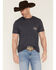 Image #1 - Wrangler Men's Cowboy Short Sleeve Graphic T-Shirt, Navy, hi-res