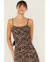 Image #3 - Originality Women's Leopard Print Midi Dress, Taupe, hi-res