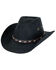 Image #1 - Outback Trading Co. Men's Badlands Oilskin Hat, Black, hi-res