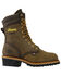 Image #2 - Thorogood Men's Studhorse 9" Lace-Up Waterproof Logger Work Boots - Steel Toe, Brown, hi-res
