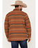 Pendleton Men's Striped Sherpa-Lined Snap Western Shirt Jacket , Brown, hi-res