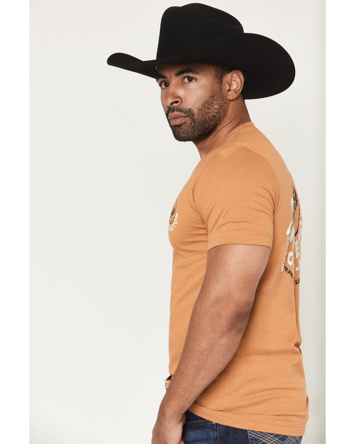 Image #3 - Pendleton Men's Circle Rodeo Short Sleeve Graphic T-Shirt, Mustard, hi-res
