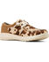Image #1 - Ariat Women's Brindle Hair On Hide Hilo Casual Shoes - Moc Toe, Leopard, hi-res