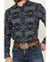 Image #3 - Pendleton Men's Marshall Printed Long Sleeve Button-Down Shirt, Blue, hi-res