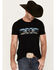 Cody James Men's Boot Stitch Short Sleeve Graphic T-Shirt, Black, hi-res
