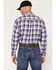 Image #4 - Ariat Men's FR Stanley Plaid Print Long Sleeve Button-Down Work Shirt, White, hi-res