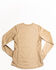 Image #4 - Carhartt Women's Force Crewneck Long Sleeve Shirt, Beige/khaki, hi-res