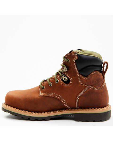 Image #3 - Hawx Women's Platoon Lace-Up Waterproof Work Boots - Soft Toe, Brown, hi-res