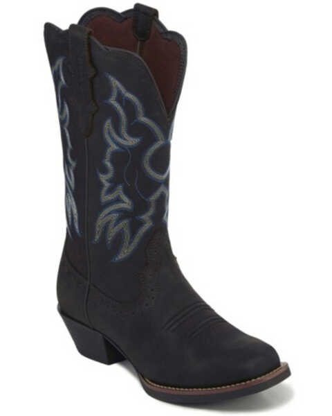 Image #1 - Justin Women's Brandy Western Boots - Square Toe, Brown, hi-res