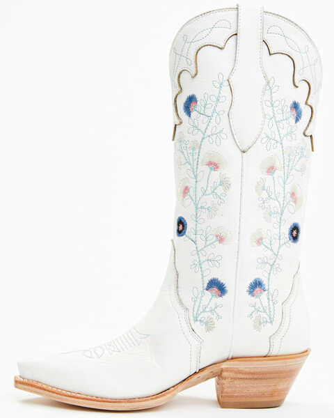 Image #3 - Shyanne Women's Fleur Western Boots - Snip Toe, White, hi-res