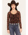 Image #1 - Shyanne Women's Southwestern Concho Chain Belt, Silver, hi-res