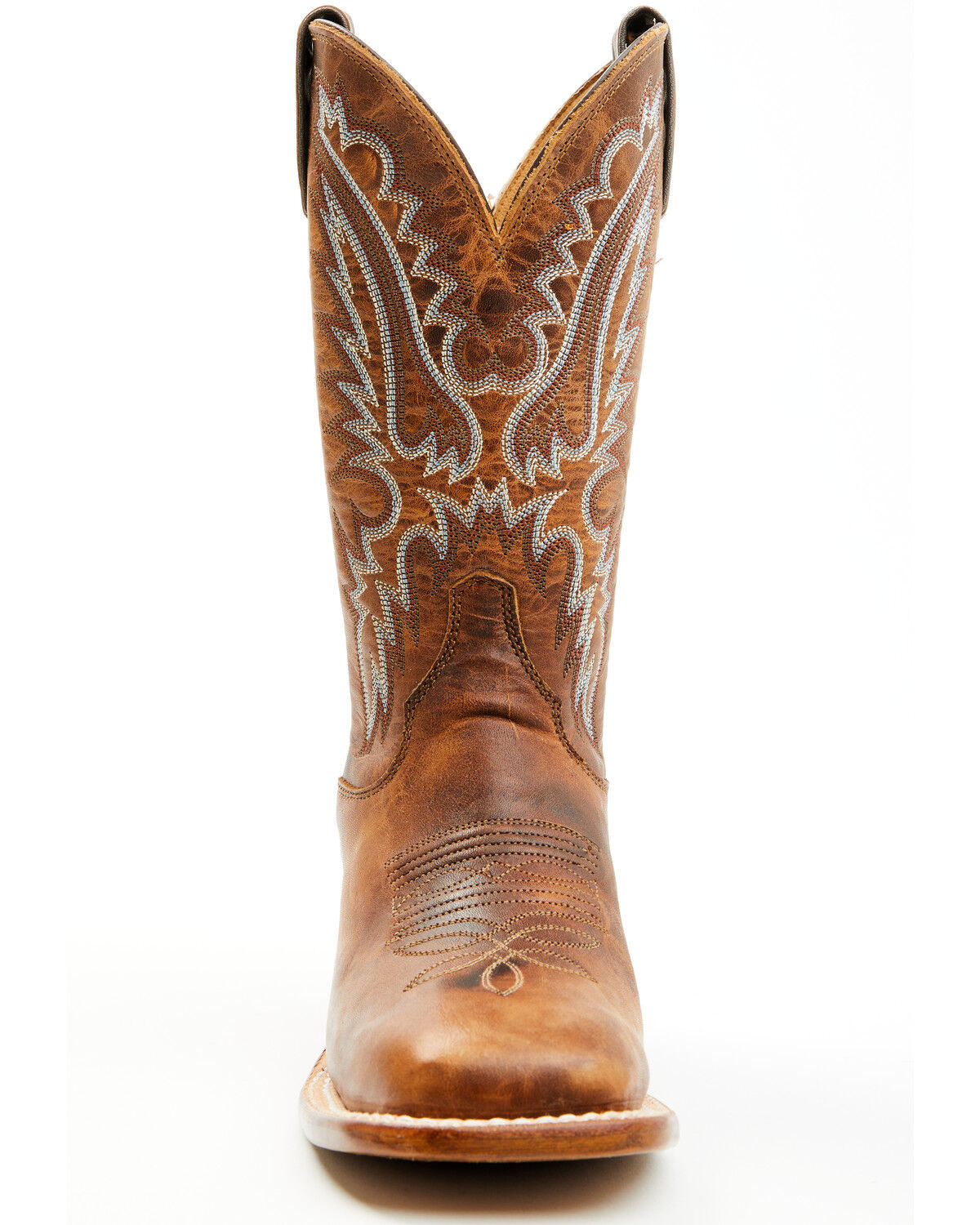 Image #4 - Justin Women's Peyton Western Boots - Broad Square Toe, Brown, hi-res