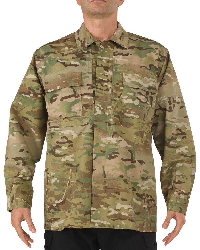 5.11 Tactical Multicam TDU Long Sleeve Shirt - 3XL and 4XL, Camouflage, hi-res