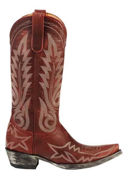 Old Gringo Women's Nevada Western Boots - Snip Toe, Red, hi-res