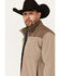 Image #2 - Ariat Men's Wyatt Color Block Softshell Jacket, Tan, hi-res