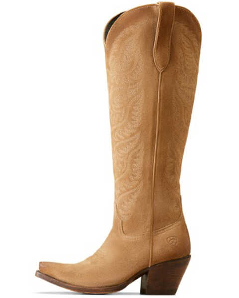 Image #2 - Ariat Women's Laramie StretchFit Western Boots - Snip Toe, Beige, hi-res