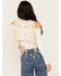 Image #4 - Vocal Women's Braided Lace Fringe Vest, Natural, hi-res