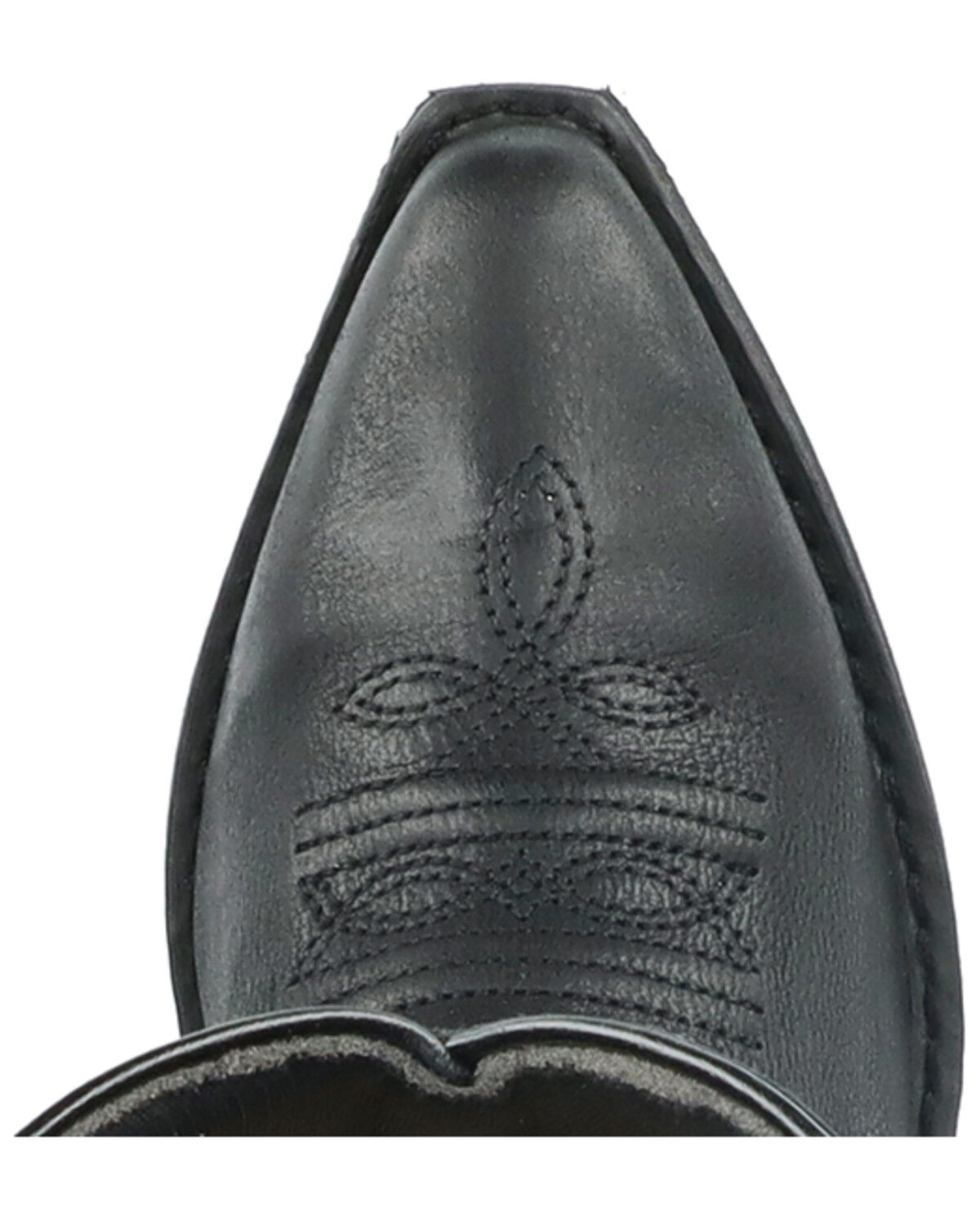Image #6 - Smoky Mountain Little Girls' Sierra Western Boots - Snip Toe, Black, hi-res