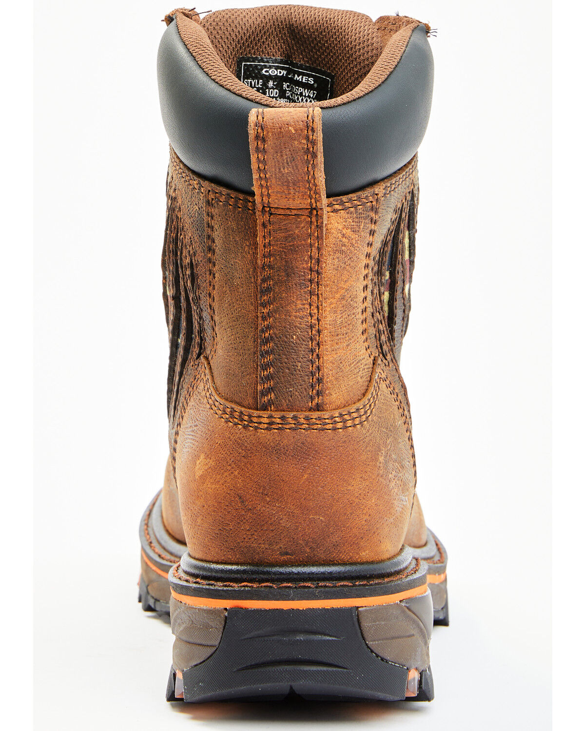 Image #5 - Cody James Men's Decimator Vibram Lace-Up Work Boots - Composite Toe, Brown, hi-res