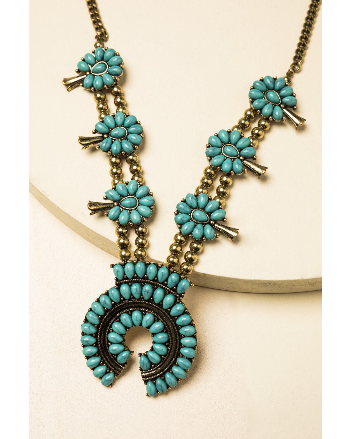 Image #3 - Shyanne Women's Summer Nights Bronze Squash Blossom Set, Bronze, hi-res