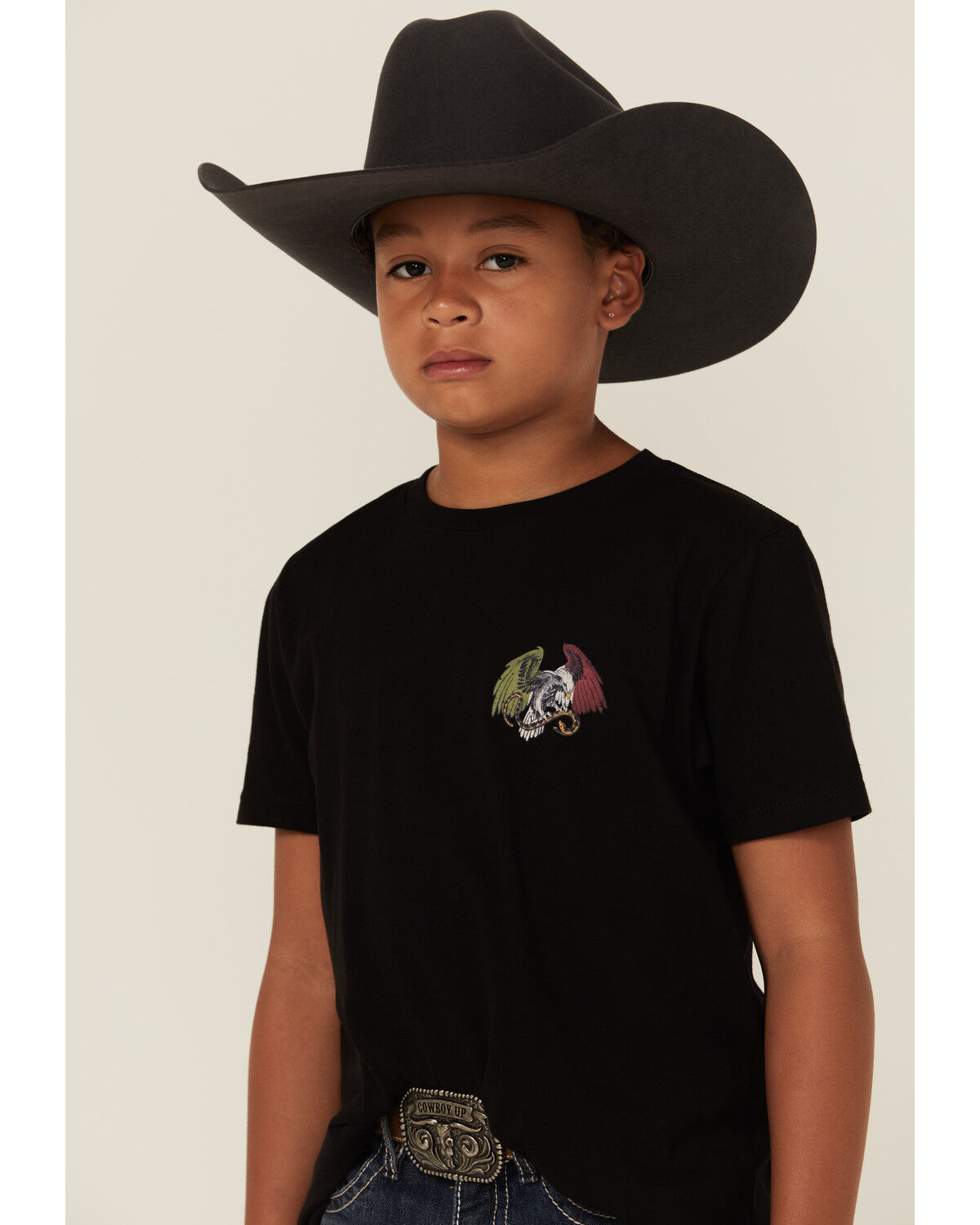 Image #3 - Cody James Boys' Manolito Short Sleeve Graphic T-Shirt, Black, hi-res