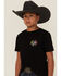 Image #3 - Cody James Boys' Manolito Short Sleeve Graphic T-Shirt, Black, hi-res