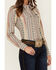 Image #3 - Wrangler Retro Women's Striped Long Sleeve Snap Western Shirt, Blue, hi-res