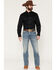 Image #1 - Cody James Men's Kansas Light Wash Wyatt Slim Bootcut Stretch Denim Jeans, Light Wash, hi-res