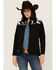 Image #1 - Cowgirl Hardware Women's Cow Print Yoke Softshell Jacket, , hi-res
