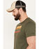 Image #2 - Brothers and Son's Men's Get Lost Short Sleeve Graphic T-Shirt, Dark Green, hi-res