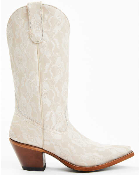 Image #2 - Shyanne Women's Novia Western Boots - Snip Toe, White, hi-res