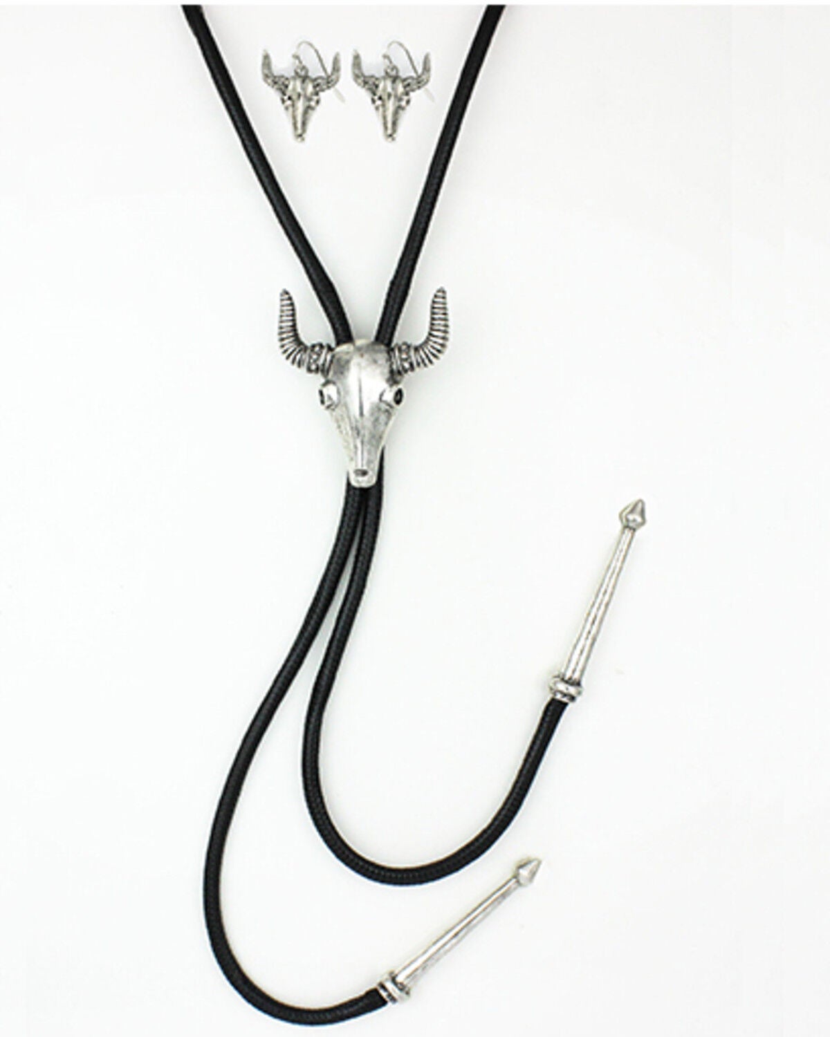 Image #1 - Shyanne Women's Silver Horn Boho Jewelry Set, Silver, hi-res