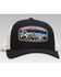 Image #2 - RopeSmart Men's Black & White Serape Embroidered Logo Patch Mesh-Back Ball Cap, Black, hi-res