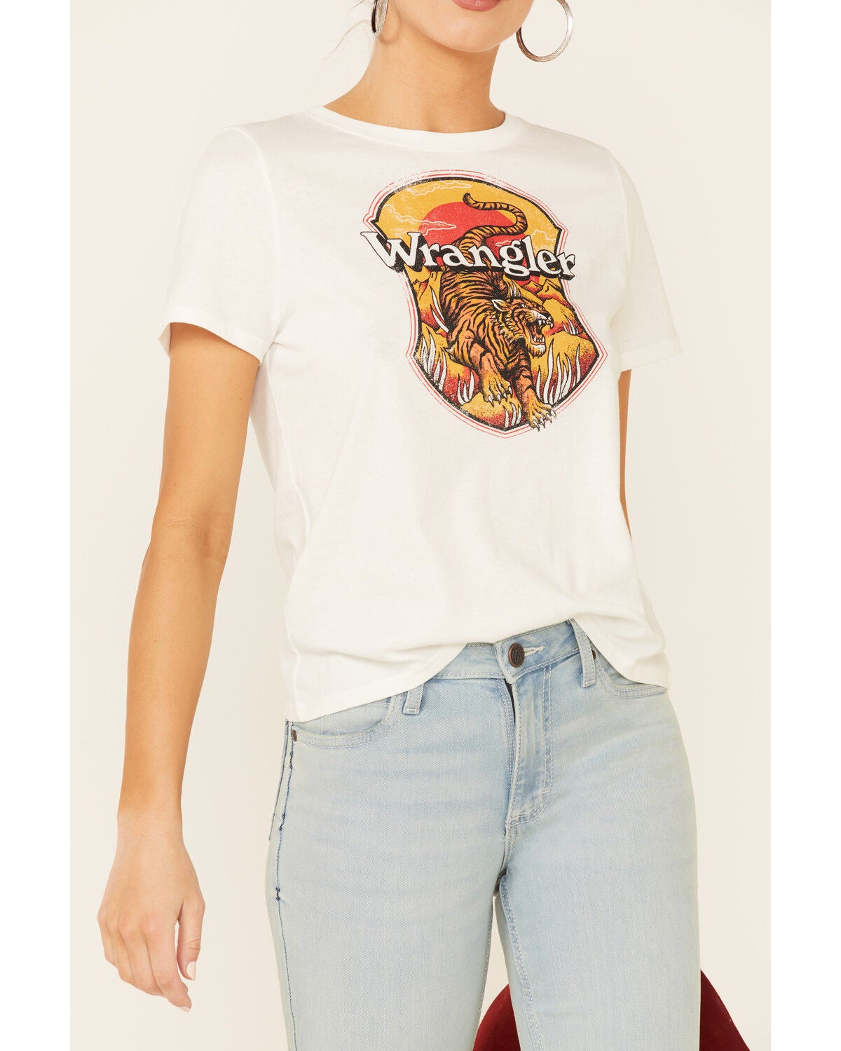 Ivory Tiger Graphic Short Sleeve Tee 