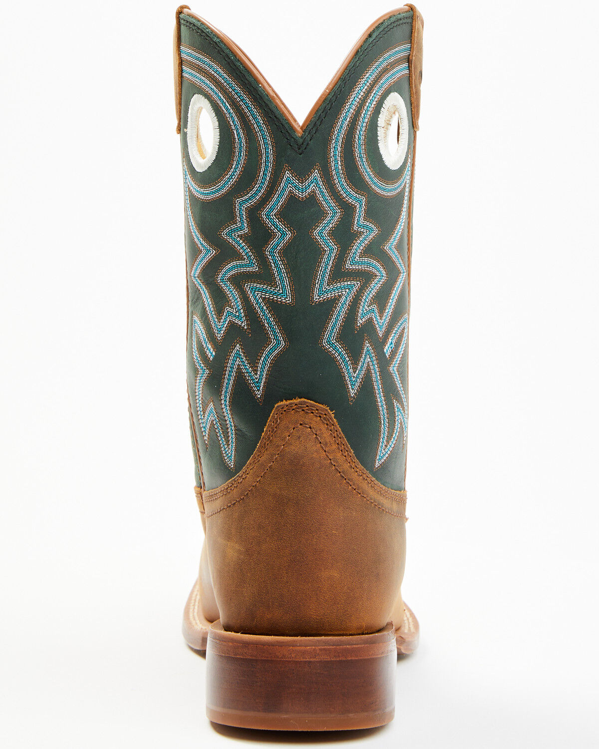 Image #5 - Justin Men's Frontier Western Boots - Broad Square Toe, Tan, hi-res