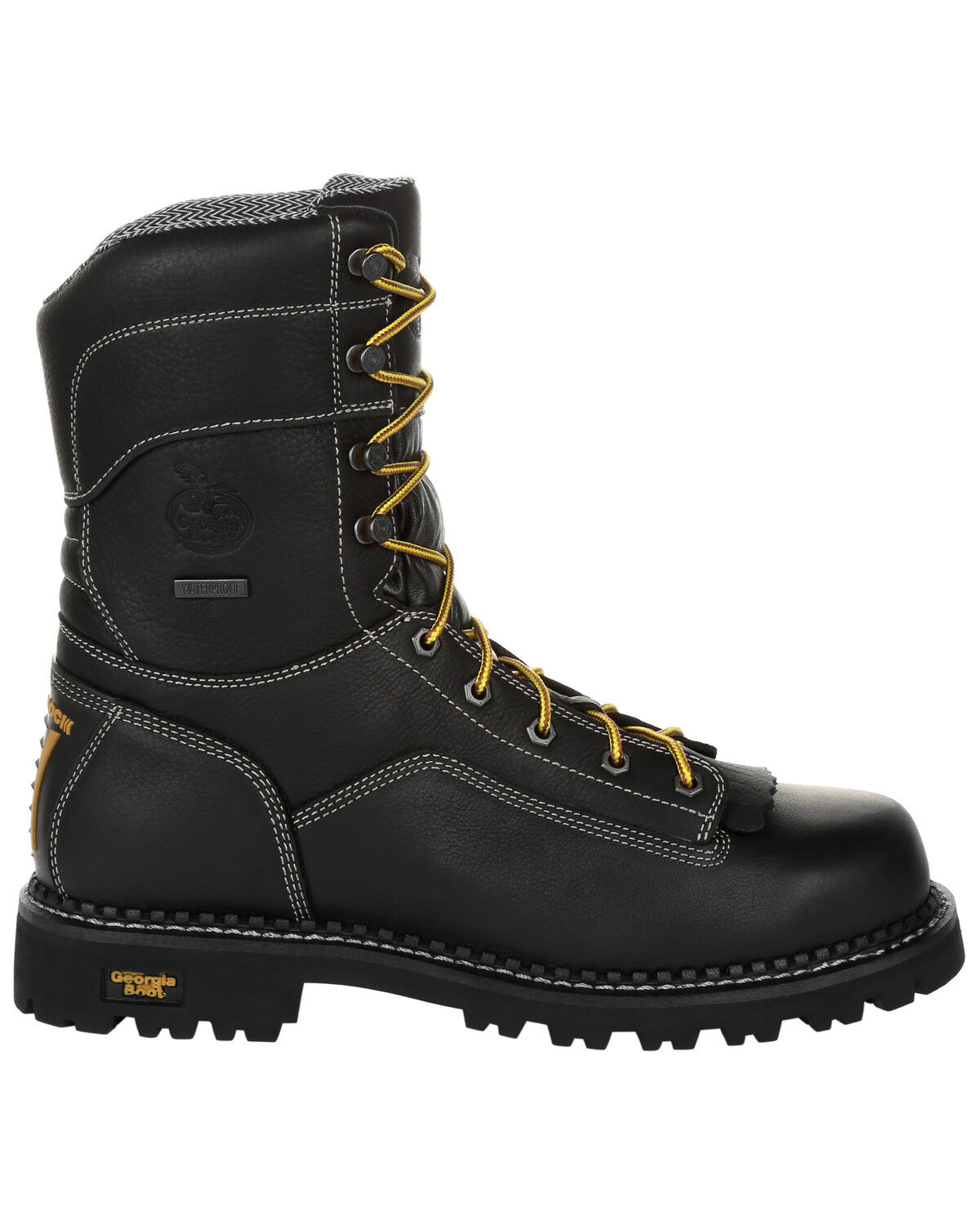 Image #2 - Georgia Boot Men's Amp LT Waterproof Logger Boots - Soft Toe, Black, hi-res