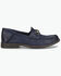 Image #2 - Born Women's Margo Loafers - Moc Toe, Navy, hi-res