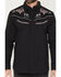 Image #3 - Moonshine Spirit&reg; Men's Posse Embroidered Long Sleeve Snap Western Shirt, Black, hi-res