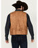 Image #4 - Cody James Men's Palomino Faux Leather Vest, Tan, hi-res