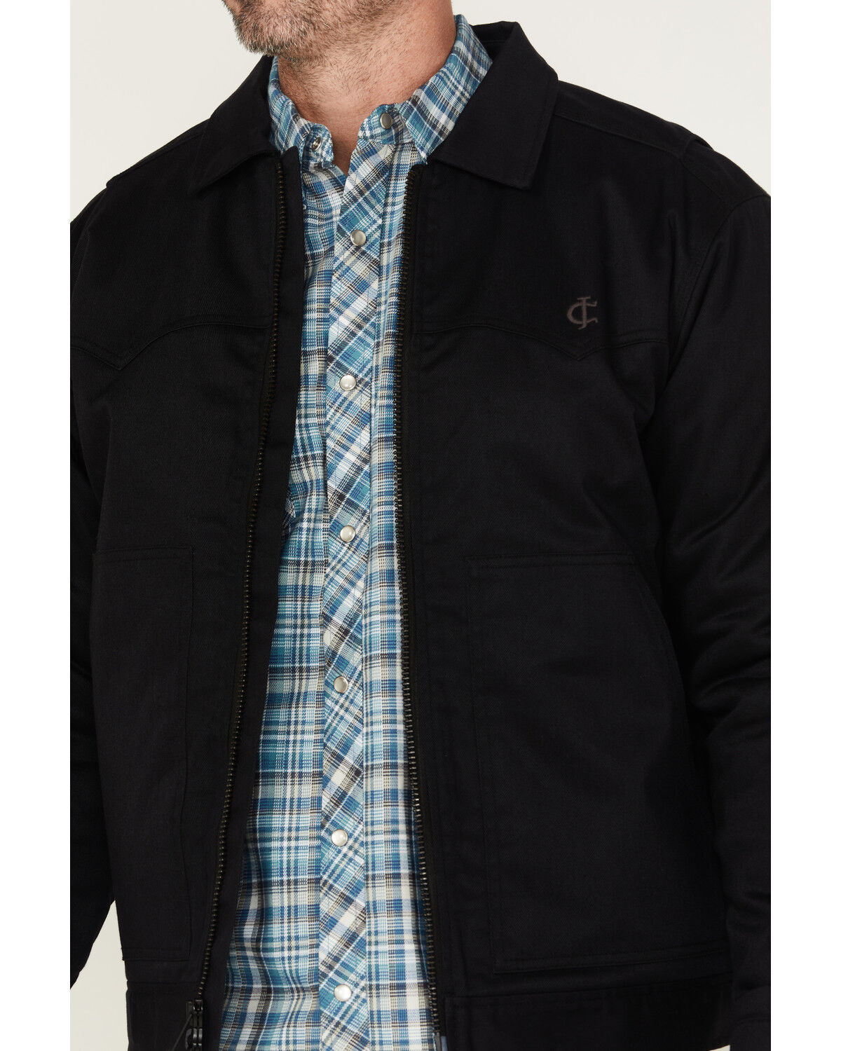 Image #3 - Cody James Men's FR Solid Jacket, Black, hi-res
