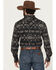 Image #4 - Rock & Roll Denim Men's Southwestern Print Long Sleeve Snap Stretch Western Shirt, Black, hi-res