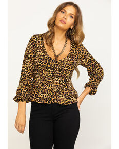Idyllwind Women's On The Prowl Shirt, Leopard, hi-res