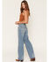 Image #3 - Levi's Women's Yellow Flag Medium Wash Mid Rise Loose Bootcut Denim Jeans, Medium Wash, hi-res