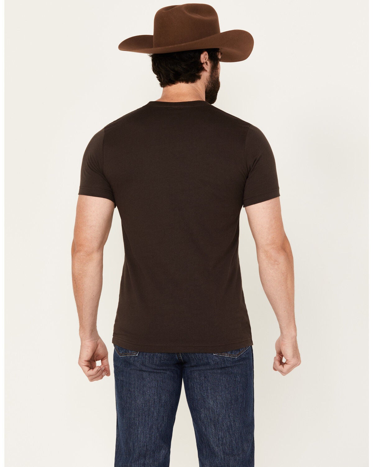 Image #4 - Pendleton Men's Boot Barn Exclusive Steer Rodeo Short Sleeve Graphic T-Shirt, Brown, hi-res