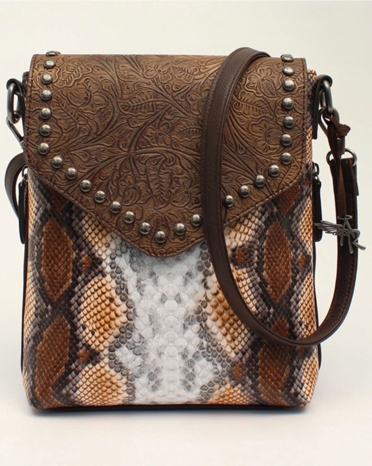 python print crossbody bag