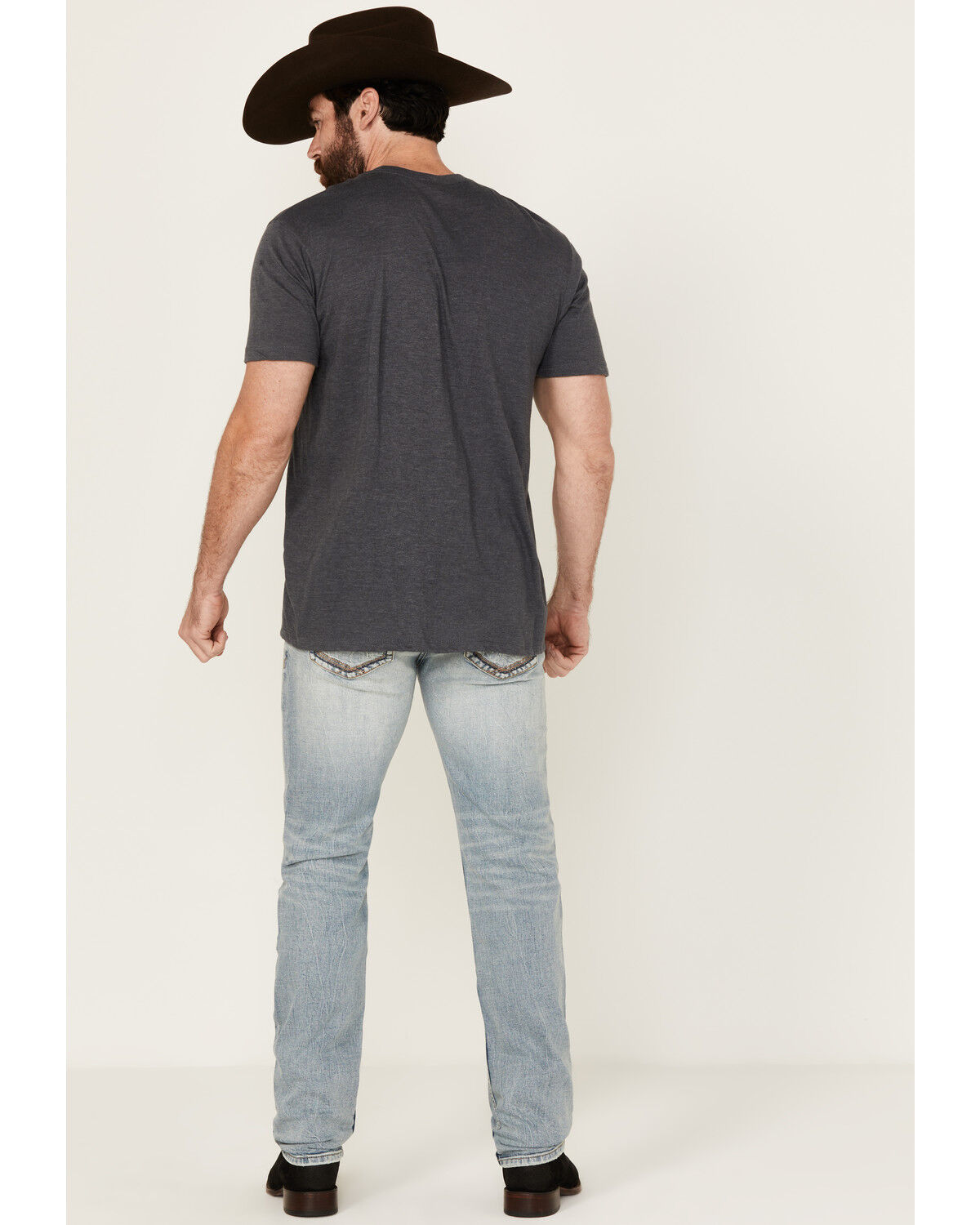 Image #3 - Moonshine Spirit Men's Sutton Light Wash Slim Stretch Denim Jeans, Light Wash, hi-res
