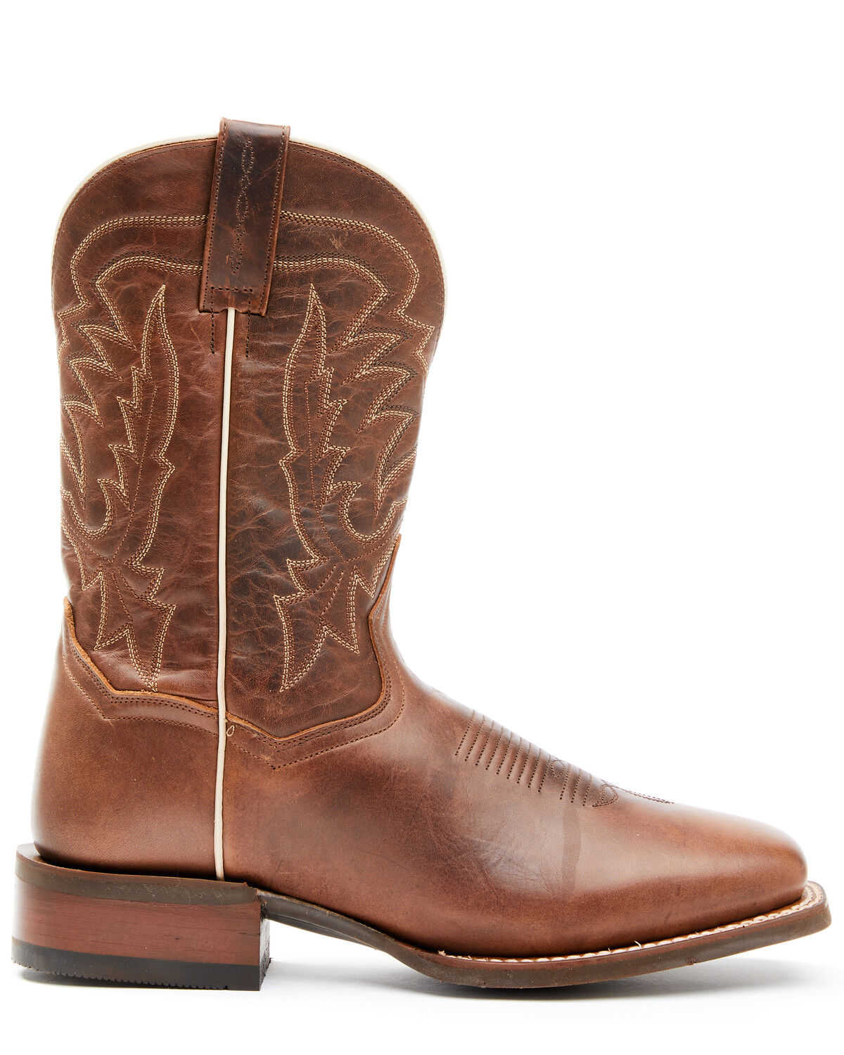 Image #2 - Dan Post Men's Dark Brown Western Performance Boots - Broad Square Toe, Dark Brown, hi-res