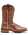 Image #2 - Dan Post Men's Dark Brown Western Performance Boots - Broad Square Toe, Dark Brown, hi-res