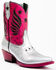 Image #1 - Idyllwind Women's Metallic Star Inlay Roadie Western Booties - Round Toe, Pink, hi-res